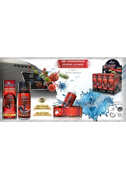 Ebrayn Klima Temizleyici & Hava Tazeleyici Klima Bombası 150 ml fırsatları