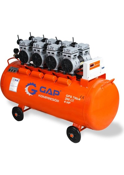 2 Yıl Gap | 200 Lt Sessiz ve Yağsız Hava Kompresörü 700-1000 Watt 3 ve Üstü 550-600 fiyatları