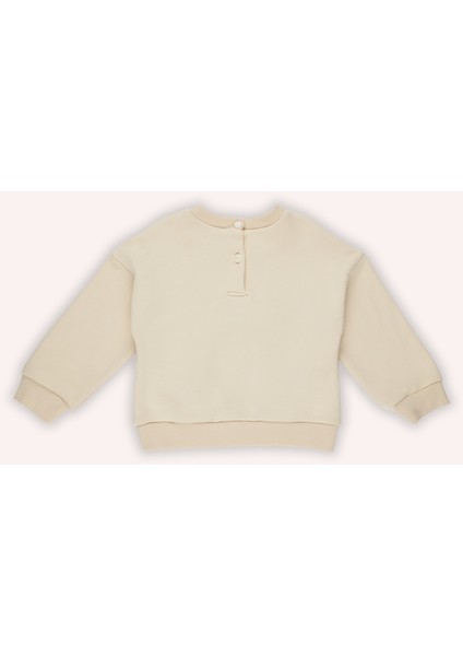 Kız Bebek Fiyonk Detaylı Sweatshirt