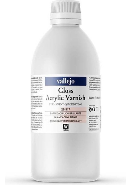 28517 500 Ml. Parlak Vernik, Model Boyası