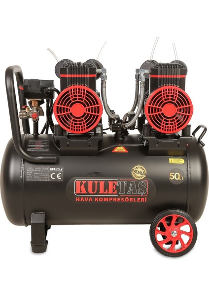 500-550 Premium 50 Lt Sessiz Yağsız Hava Kompresörü 4 Hp 4000 Watt 3 Yıl 50 L 3 ve Üstü