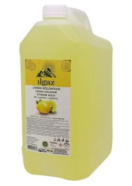 ILGAZ Limon Kolonyası 80 Derece 5 Lt