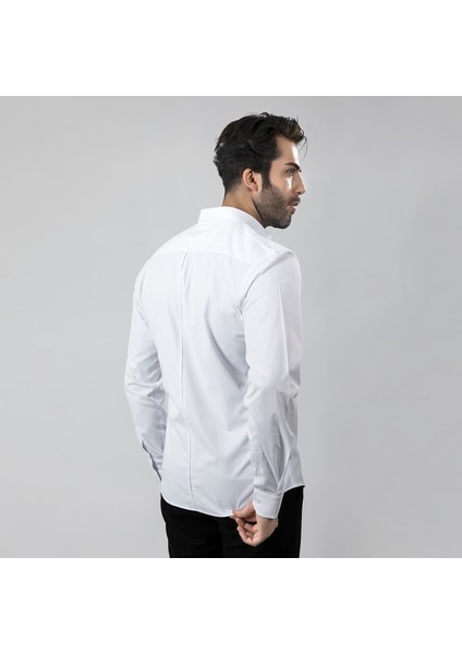 Erkek Uzun Kol Gömlek Slimfit Likralı Kumaş PA-179 modelleri