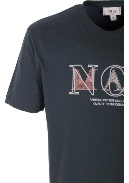 Erkek Tişört Bisiklet Yaka Neft Slim Fit Baskılı T-Shirt Ncs Jeans 1298 fiyatları