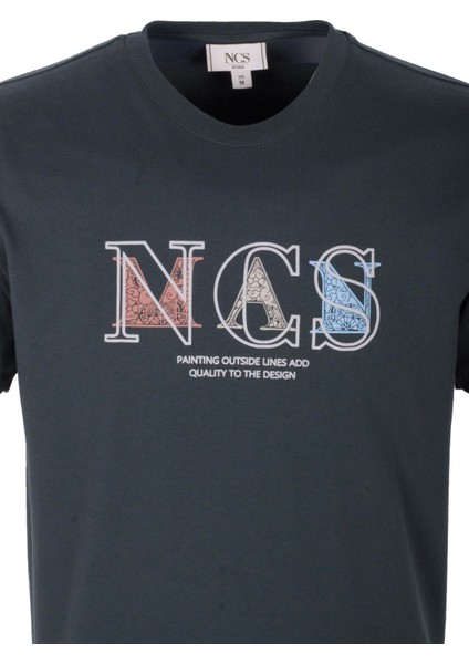 Erkek Tişört Bisiklet Yaka Neft Slim Fit Baskılı T-Shirt Ncs Jeans 1298 indirimleri