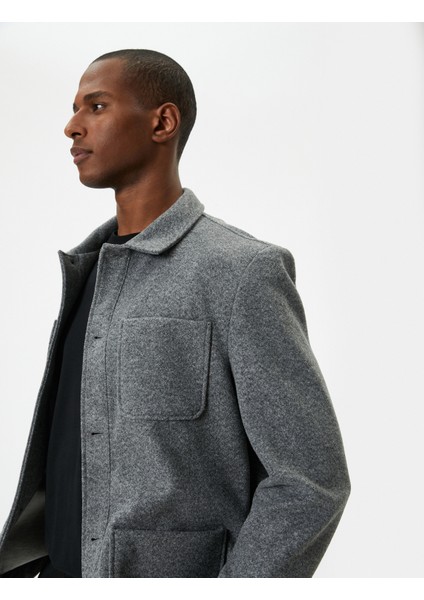 Ceket Düğmeli Cep Detaylı Klasik Yaka fırsatları