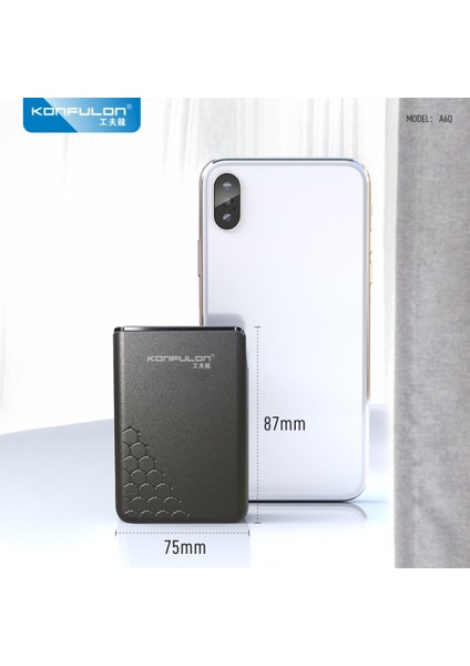 Konfulon Mini Powerbank 10000MAH 22.5W ve PD20W Type-C Input ve Output iPhone 11 12 13 14 15 Uyumlu Powerbank Beyaz Renk Güç Bankası A6Q indirimleri