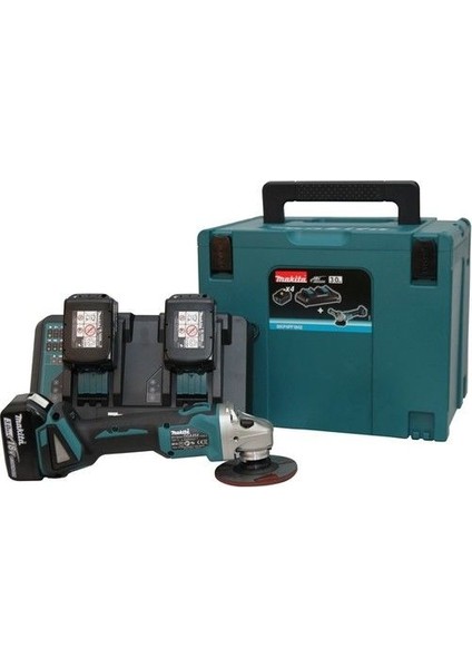 MKP4PT1832 DGA454Z Taşlama Üç Akülü Li-Ion 115 mm 18V 5.0 Ah