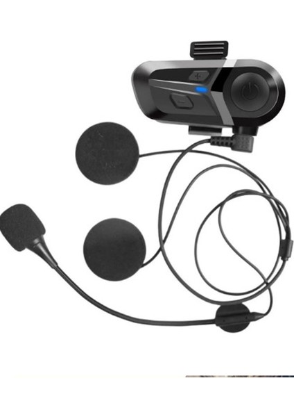 Motor Kurye Kask Motosiklet Kulaklık Güçlü Batarya 5.3 Bluetooth Intercom L1