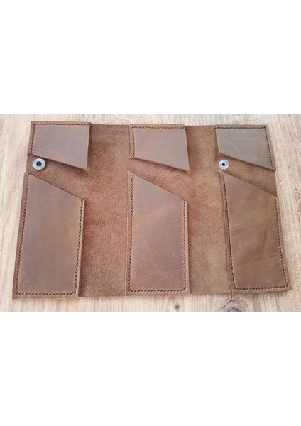Crazy Hors Gerçek Deri Tamamen El Emeği Özel Kalemleriniz Için Kalemlik Kalemkutu 8 x 18 cm 15TB fiyatları