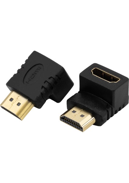 HDMI 90° Dönüştürücü L Adaptör 4K Görüntü Aktarımı