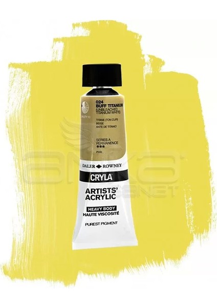 Cryla Artist Akrilik Boya 75ML 024 Buff Titanium Seri A