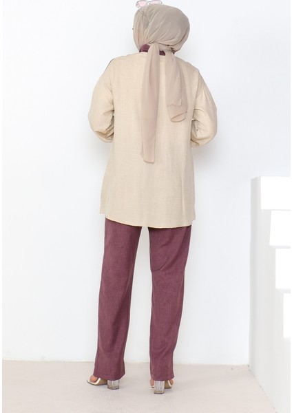 Veray Tunik Pantolon Ikili Takım 931 - Mürdüm