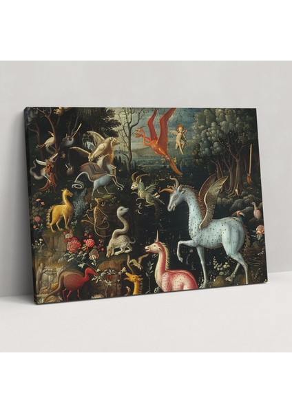 Leonardo Da Vinci Duvar Sanatı - Leonardo Da Vinci, Duvar Sanatı, Duvar Dekorasyonu, Kanvas, 50X30 cm