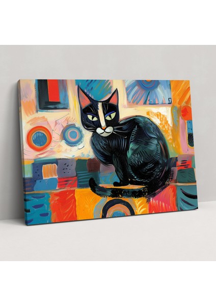 Henri Matisse Kedi Kanvas Tablo - Henri Matisse, Henri Matisse, Duvar Sanatı, Kanvas Tablo, 50X30 cm