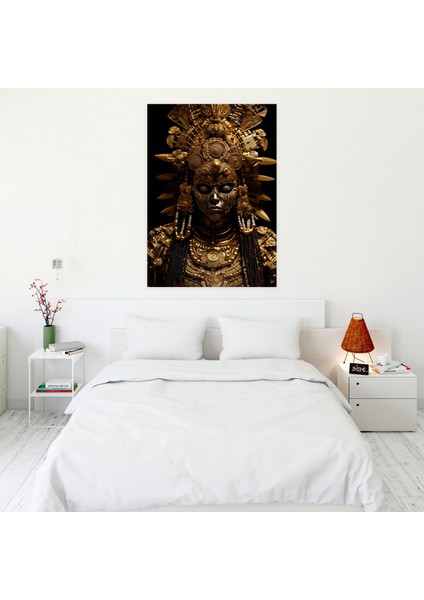 Inka Asilzade Duvar Dekorasyonu - Maya, Ev Dekorasyonu, Kanvas Tablo, Tarih, 30X50
