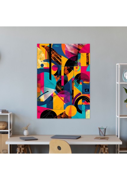 Fütürizm Sanat Tarzı Kanvas Tablo - Fütürizm, Ev Dekorasyonu, Duvar Dekorasyonu, Kanvas Tablo, 30X50 fiyatları