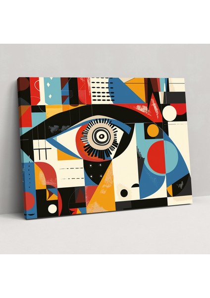 Pablo Picasso Duvar Dekorasyonu - Pablo Picasso, Duvar Dekorasyonu, Pablo Picasso, Geometrik Şekiller, 50X30