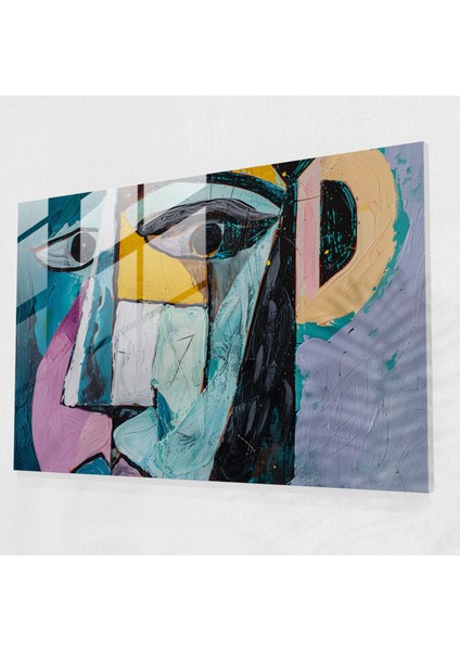 Pablo Picasso Duvar Dekorasyonu - Soyut Figür - Pablo Picasso, Duvar Dekorasyonu, Pablo Picasso, Cam Sanatı, 45X30