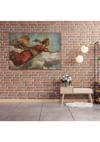 Michelangelo Kanvas Tablo - Libya Sibyl Tablosu Duvar Tablosu - Michelangelo, Michelangelo, Ev Dekorasyonu, Duvar Sanatı, 70X50 modelleri