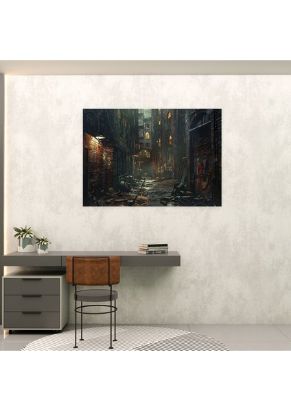 Rembrandt Kent Manzarası Kanvas Tablo - Rembrandt, Kanvas Tablo, Ev Dekorasyonu, Kanvas Tablo, 50X30 fiyatları