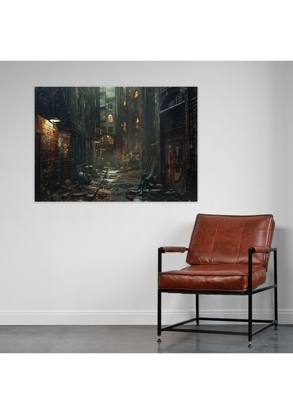 Rembrandt Kent Manzarası Kanvas Tablo - Rembrandt, Kanvas Tablo, Ev Dekorasyonu, Kanvas Tablo, 50X30 modelleri