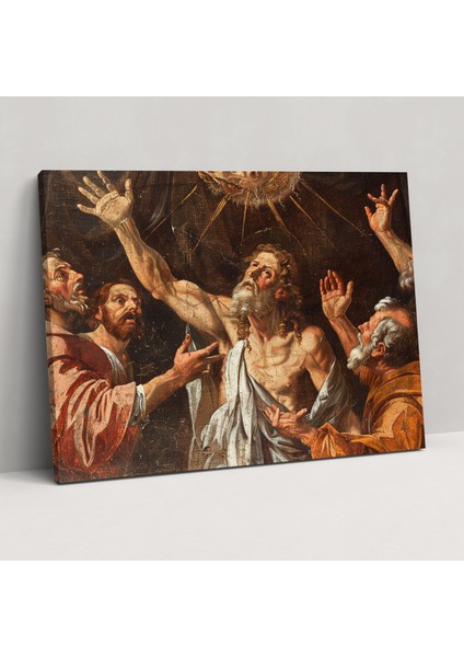 Michelangelo Dini Temalı Kanvas Tablo - Michelangelo, Kanvas Tablo, Ev Dekorasyonu, Kanvas Tablo, 50X30