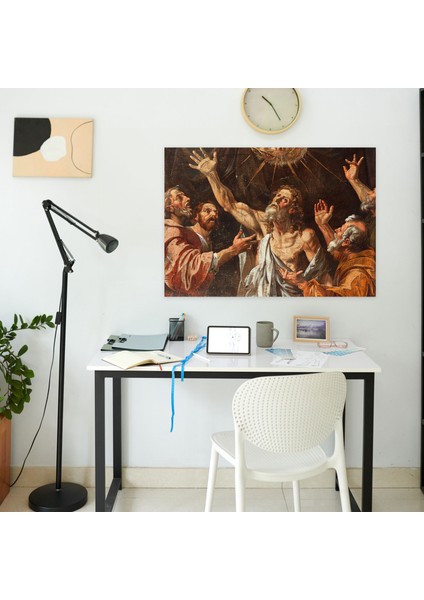 Michelangelo Dini Temalı Kanvas Tablo - Michelangelo, Kanvas Tablo, Ev Dekorasyonu, Kanvas Tablo, 50X30 modelleri