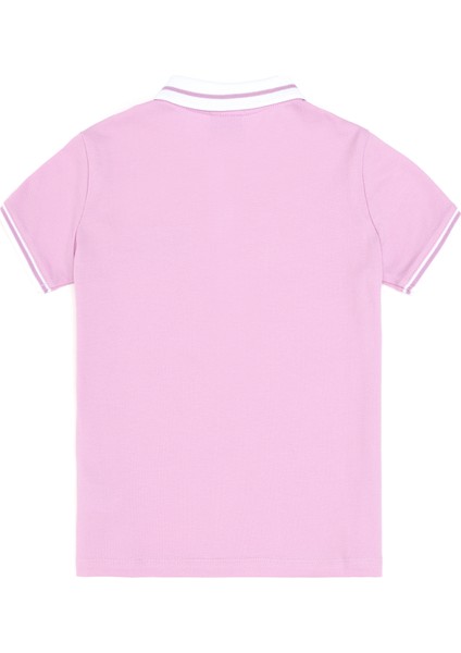 U.S. Polo Assn. Kız Çocuk Pembe Tişört 50288680-VR041