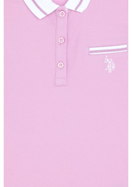 U.S. Polo Assn. Kız Çocuk Pembe Tişört 50288680-VR041