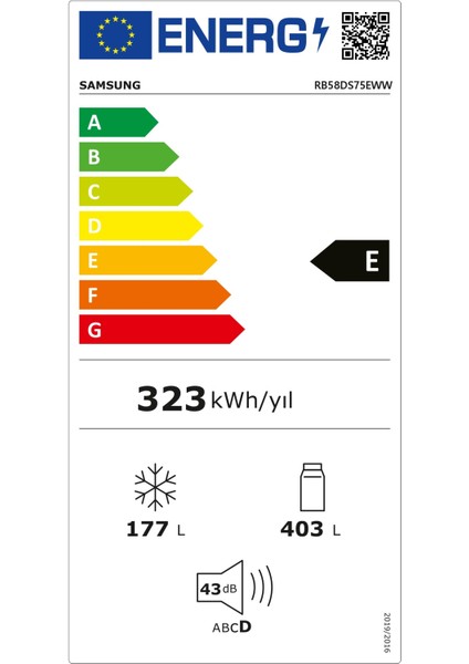 Samsung RB58DS75EWW/TR 580 Lt Alttan Donduruculu No-Frost Buzdolabı, İkili Soğutma