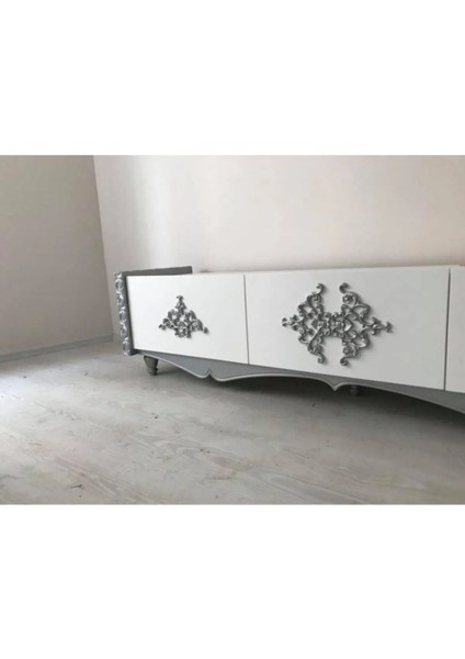 41X26 cm Dekoratif Tavan-Duvar-Kapı-Mobilya Köşe Motifi 4'lü Set