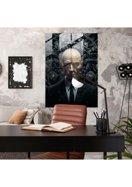 Oppenheimer Cam Sanatı - Oppenheimer, Cam Duvar Sanatı, Sanatsal Ustalık, Esrarengiz Persona, 30X45 modelleri