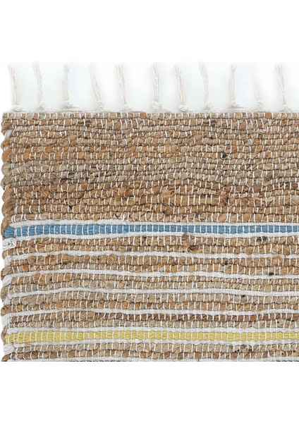 Vime 05 Natural Multi Jüt Halı Yolluk El Dokuma Jüt Kilim Hasır Halı Bohem El Halısı otantik halı modelleri