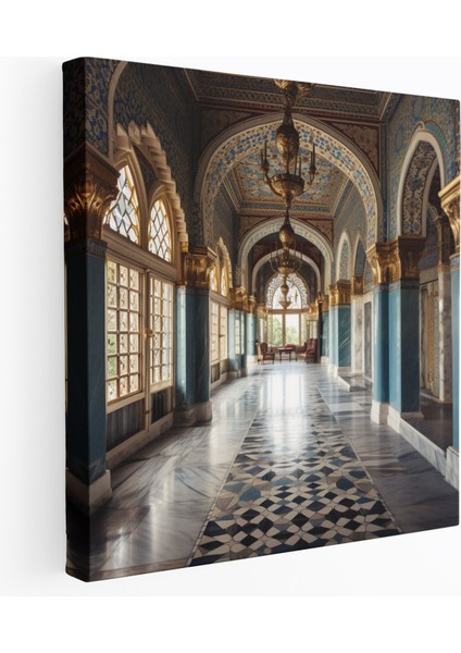 Topkapı Sarayı Mimarisi Kanvas Tablo, 30X30 cm