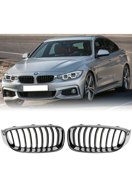 Bmw F34 Ön Panjur Seti Krom Siyah Sport 2013-2016 51137294807