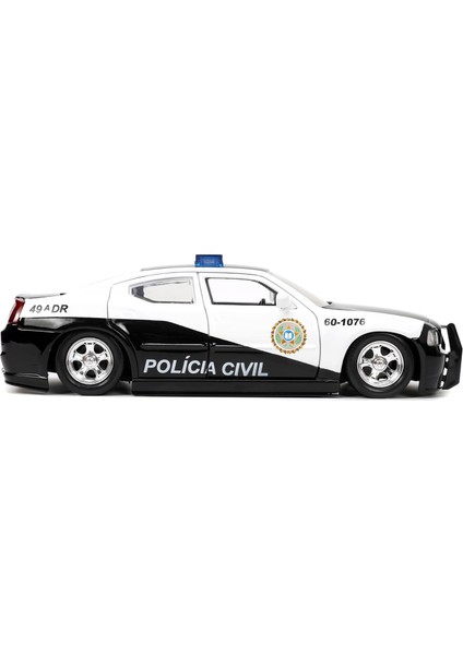 Fast&furious 2006 Dodge Charger Police 1:24 Ölçek Die-Cast