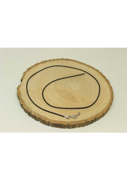 Silikon Kolye Ipi Siyah Renk (Kolye Uçlarınız Için Uygundur)