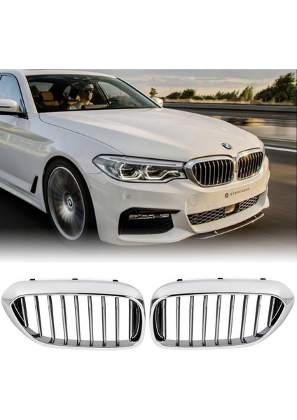Bmw G30 Ön Panjur Seti Krom Siyah 2017-2021 51137383519