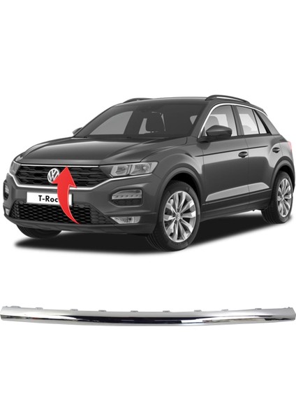 Vw T-Roc Ön Panjur Orta Kromu Üst 2018-2021 2GA853101