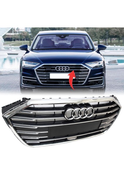 Audi A8 Ön Panjur Armasız 2018-2022 4N0853651H Rn4