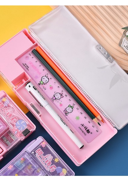 Unick Color 2 Gözlü Fonksiyonel Kalem Kutusu (Su Oyunlu) modelleri