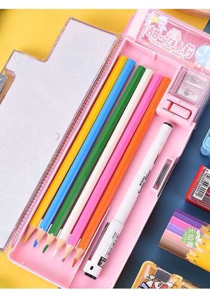 Unick Color 2 Gözlü Fonksiyonel Kalem Kutusu (Su Oyunlu) fırsatları