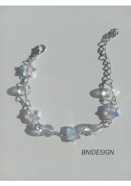 Y2K Fairycore Glassy Sky Tasarım El Yapımı Kadın Pinterest Yıldız Bileklik