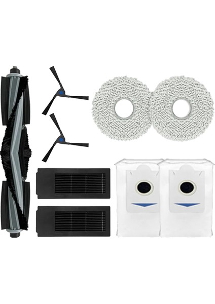 Debot X2 Omni, X2 Pro Aksesuarları Yedek Yedek Parça Ana Yan Fırça Hepa Filtre Paspas Bezi Toz Torbası (Yurt Dışından)
