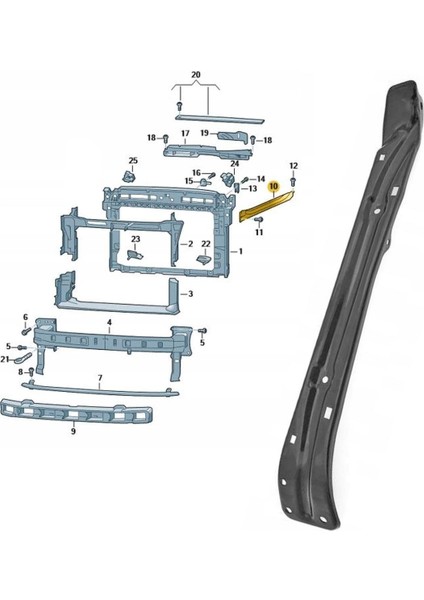 Seat Leon Sis Kapağı Sol Sensörsüz 2020-2023 5FA853665D 9b9