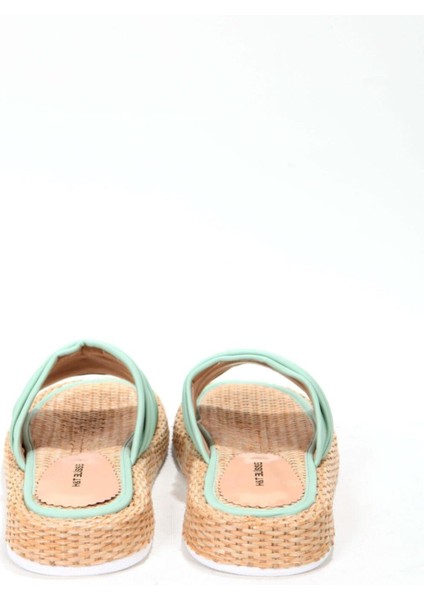 Kadın Vizon Hasır Detaylı Terlik fırsatları