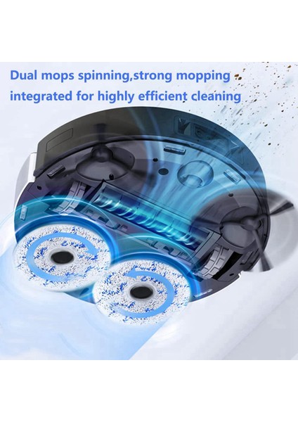 20 Adet Paspas Pedleri Yıkanabilir Yeniden Kullanılabilir Deebot T10 OMNI/T10 Turbo/x1 Omni/x1 Turbor (Yurt Dışından)
