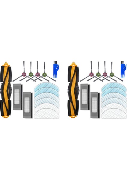 2 Takım Aksesuar Seti Yedek Parçalar Deebot T8/t8/n8 PRO/T9/T9MAX/T9 Güç Elektrikli Süpürge Parçaları (Yurt Dışından)