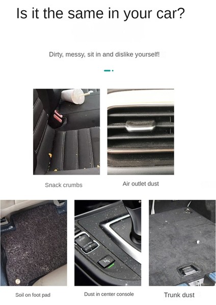 Taşınabilir Mini Araba Elektrikli Süpürge Şarj Edilebilir El Otomotiv Elektrikli Süpürge Araba Toz Toplayıcı Siklon Emme (Yurt Dışından) fiyatları